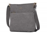 Troop London TRP0236 Unisex velká brašna přes rameno - Charcoal